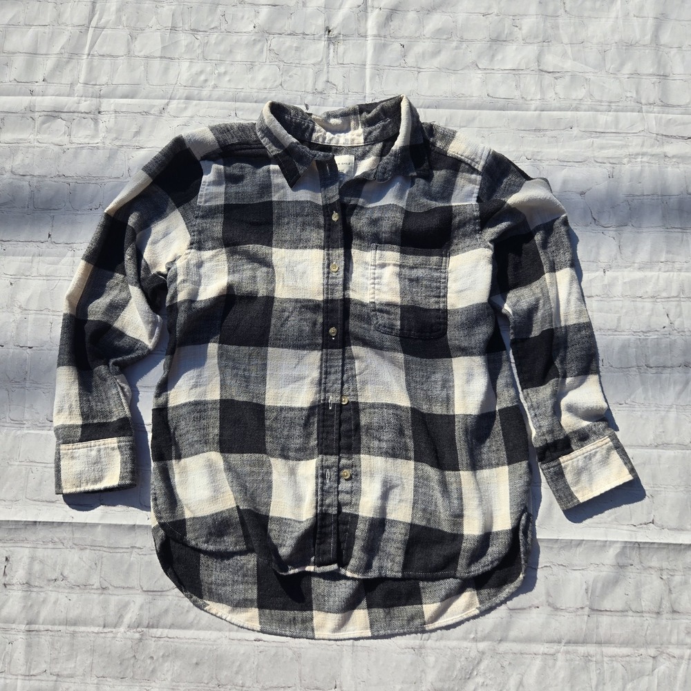 American Eagle Women Boyfriend Flannel M Fall Western Preppy Mallcore Grunge